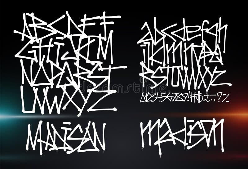 graffiti letters i