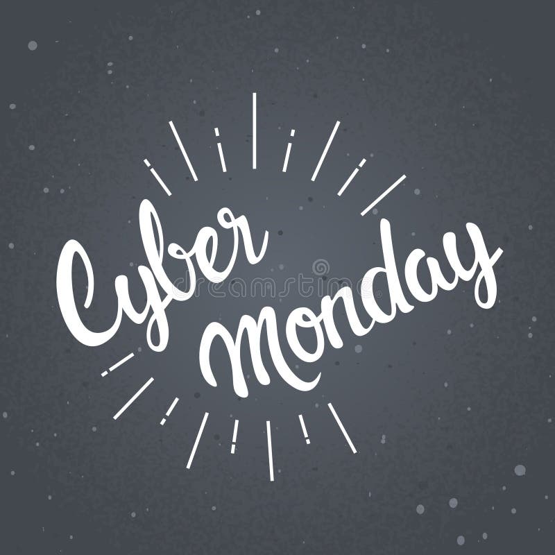 Cyber Monday Sticker Design Online Shopping Sale Poster royalty free illustration Cyber Monday Sticker Design Online Shopping Sale Poster royalty free illustration