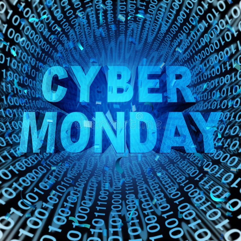 Cyber Monday lizenzfreie abbildung