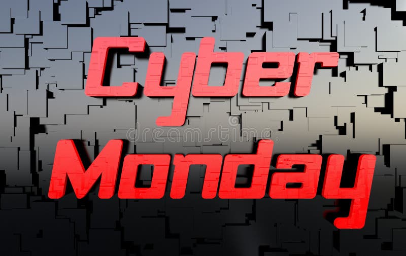 Cyber Monday lizenzfreie abbildung