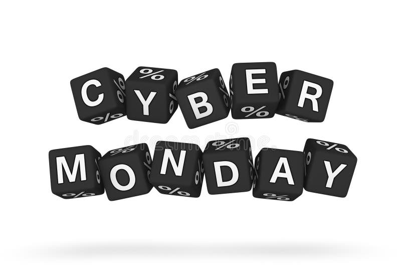Cyber Monday Design-Element stock abbildung