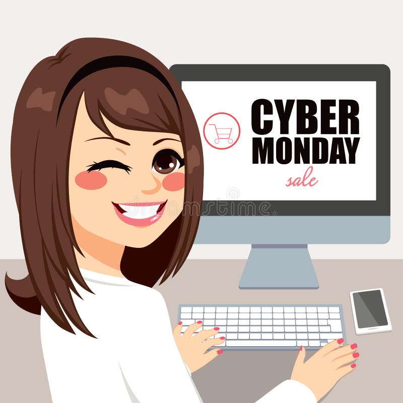Cyber Monday Sale lizenzfreie abbildung