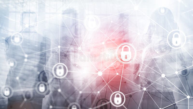 Cyber ochrona, ewidencyjna prywatność, dane ochrony pojęcie na nowożytnym serweru pokoju tle Internetowy i cyfrowy royalty ilustracja Cyber ochrona, ewidencyjna prywatność, dane ochrony pojęcie na nowożytnym serweru pokoju tle Internetowy i cyfrowy royalty ilustracja