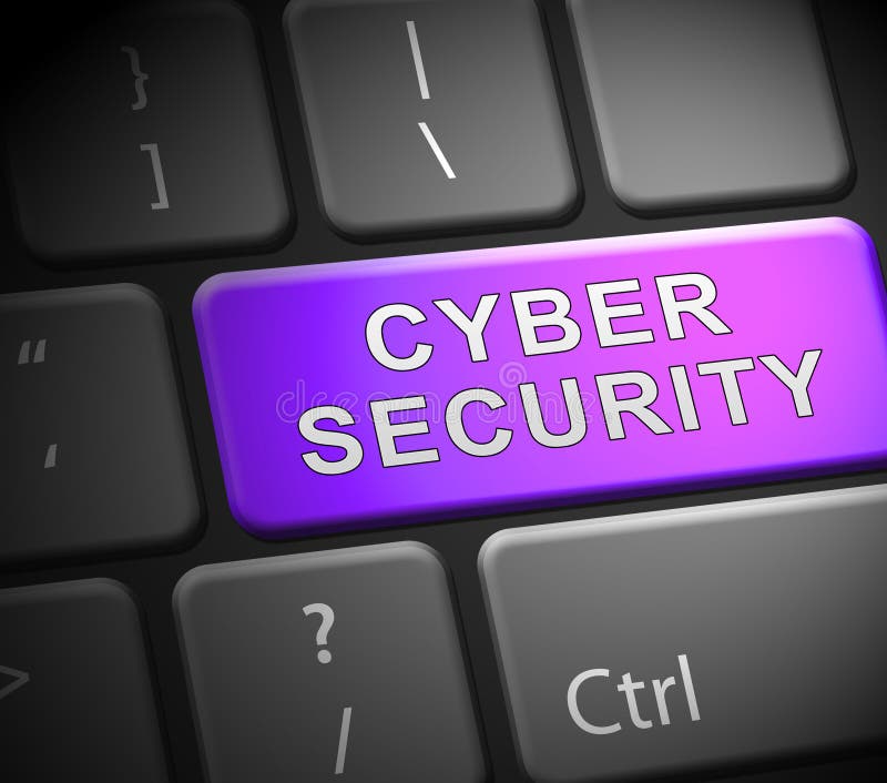 Cyber ochrony rozwiązań zagrożenia Rozwiązana 3d ilustracja royalty ilustracja Cyber ochrony rozwiązań zagrożenia Rozwiązana 3d ilustracja royalty ilustracja