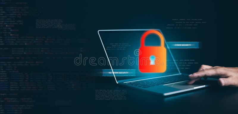 Cyber security concept, Login, User, Identification information security and encryption, Secure access to user personal royalty free stock images