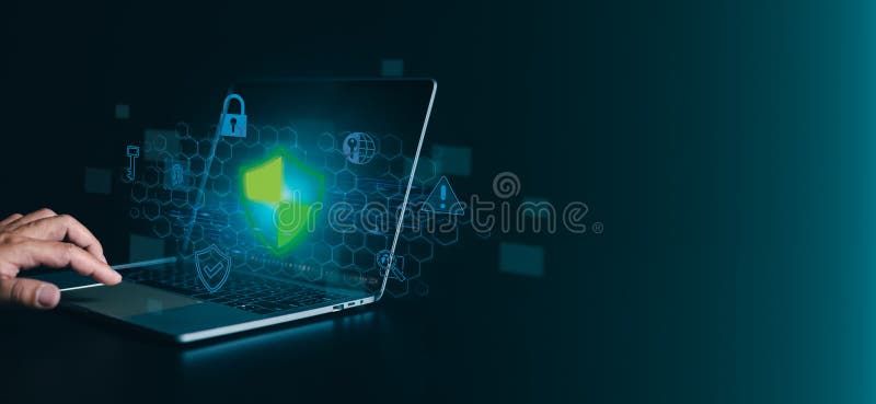 Cyber security concept, Login, User, Secure access to user personal information, Identification information security and royalty free stock images