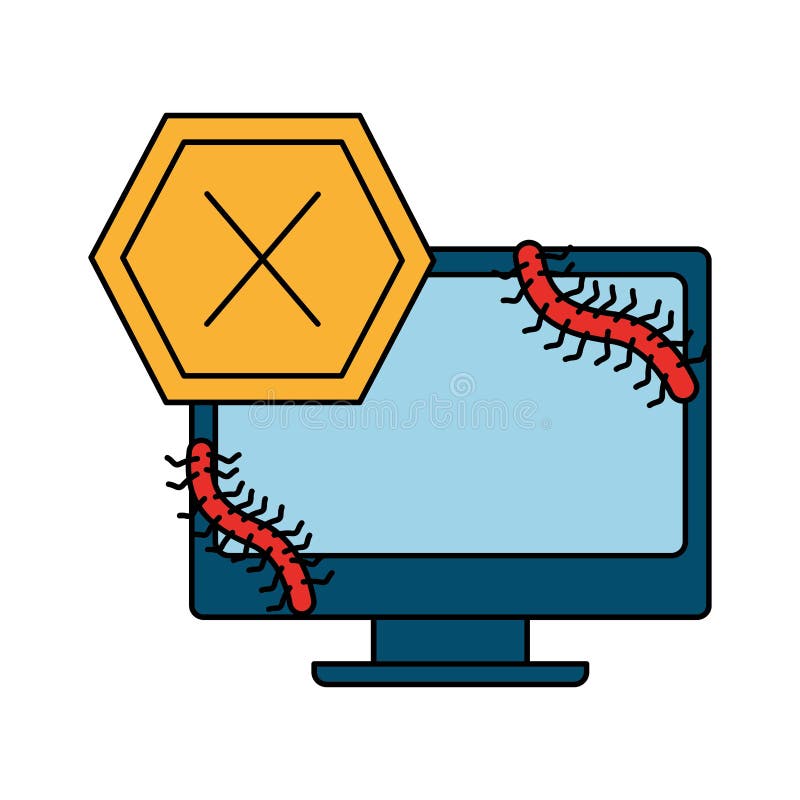 Cyber security data stock illustration