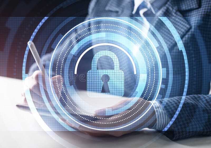 Cyber Security And Data Privacy Protection Concept Stock Image Image