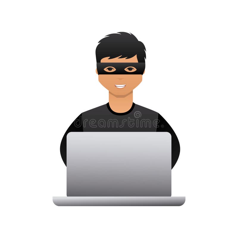 Cyber security design stock illustration