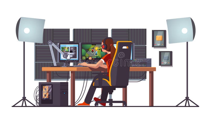 Gaming Setup Stock Illustrations 86 Gaming Setup Stock Illustrations Vectors Clipart Dreamstime