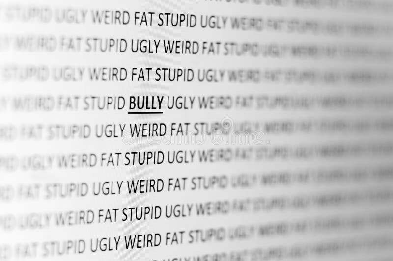 Cyberbullismo immagine stock Cyberbullismo immagine stock