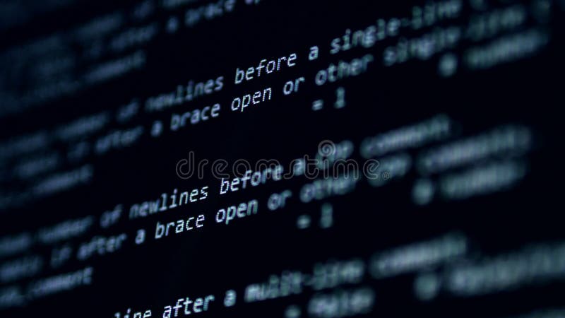 Server attack and hacking. Programming c, Stock Video