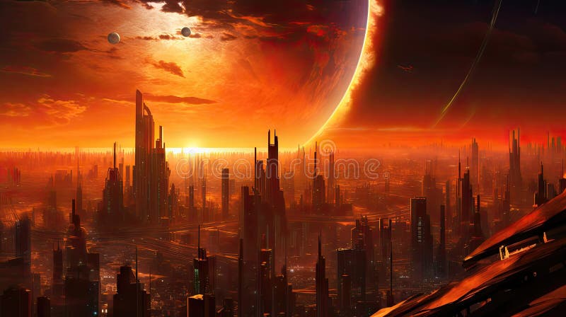 Cyberpunk Futuristic City Background Explore the Captivating Image in