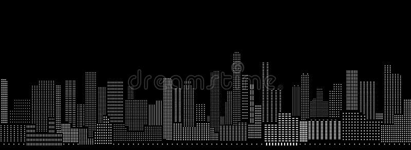 Cityscape Night stock vector. Illustration of business - 50544141