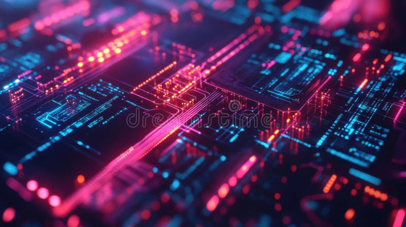 Cybersecurity concept protecting internet data and secure network access royalty free illustration