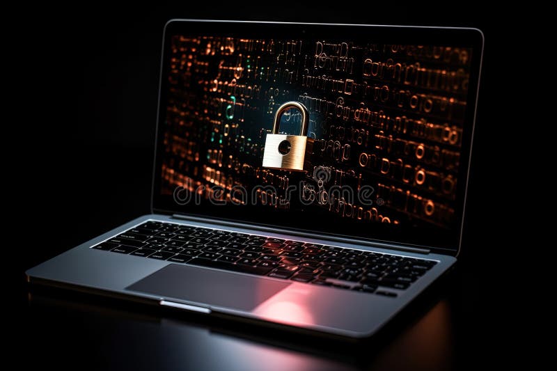 Securitatea cibernetică și protecția internetului în vederea consolidării securității datelor și a siguranței rețelelor royalty free illustration
