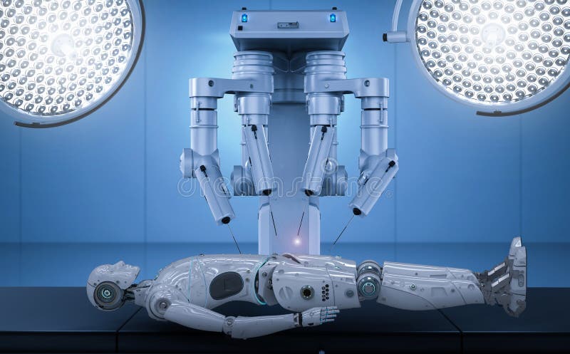 Cyborg de l'entretien AI de chirurgie de robot