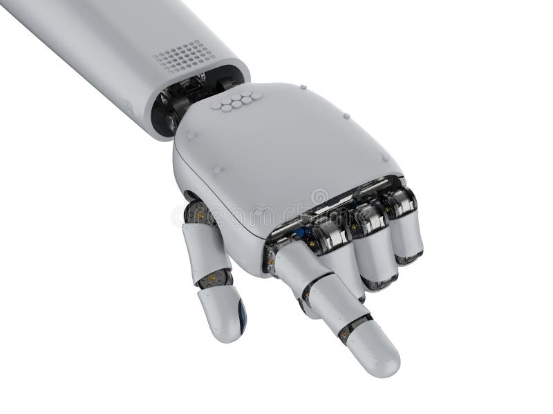 Cyborg handisoliert vektor abbildung