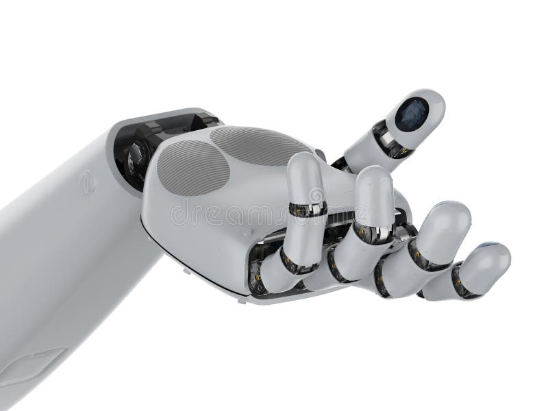 Cyborg handisoliert vektor abbildung