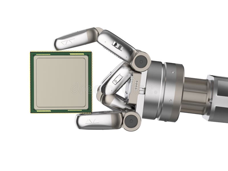 Cyborg-Hängeregler stock abbildung