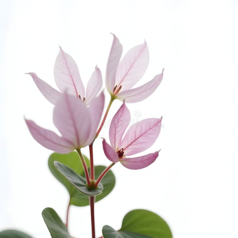 Cyclamen dla Ogrodów Zimowych przedstawiających delikatne kwiaty royalty ilustracja