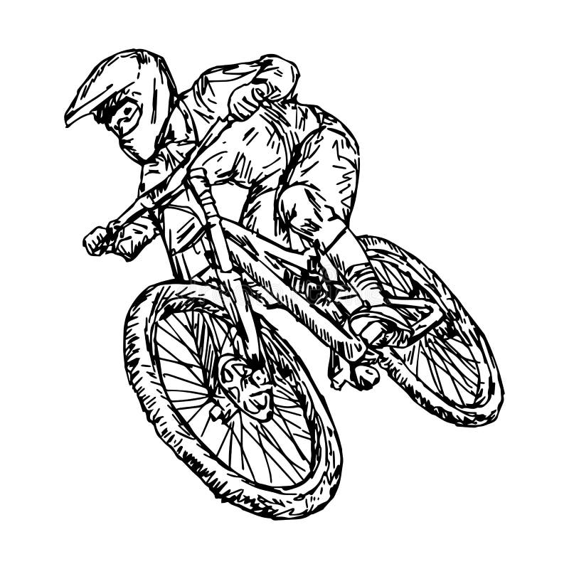 Featured image of post Sketch Mountain Bike Drawing - Mountain bike drawing with images bike sketch bike drawing.