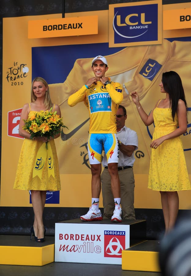 Download Cyclist Alberto Contador editorial stock image. Image of endurance - 17162364