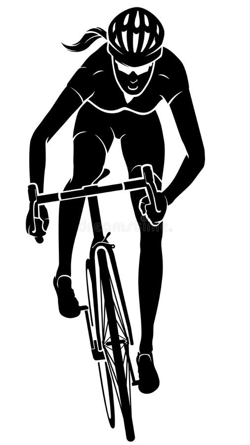 Cycliste Front View féminin