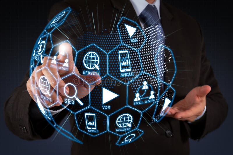 Cyfrowych marketingowi środki (strony internetowej reklama, email, ogólnospołeczna sieć, SEO, zdjęcie stock Cyfrowych marketingowi środki (strony internetowej reklama, email, ogólnospołeczna sieć, SEO, zdjęcie stock