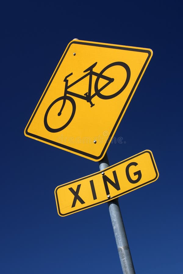 cykel som xing arkivfoton cykel som xing arkivfoton