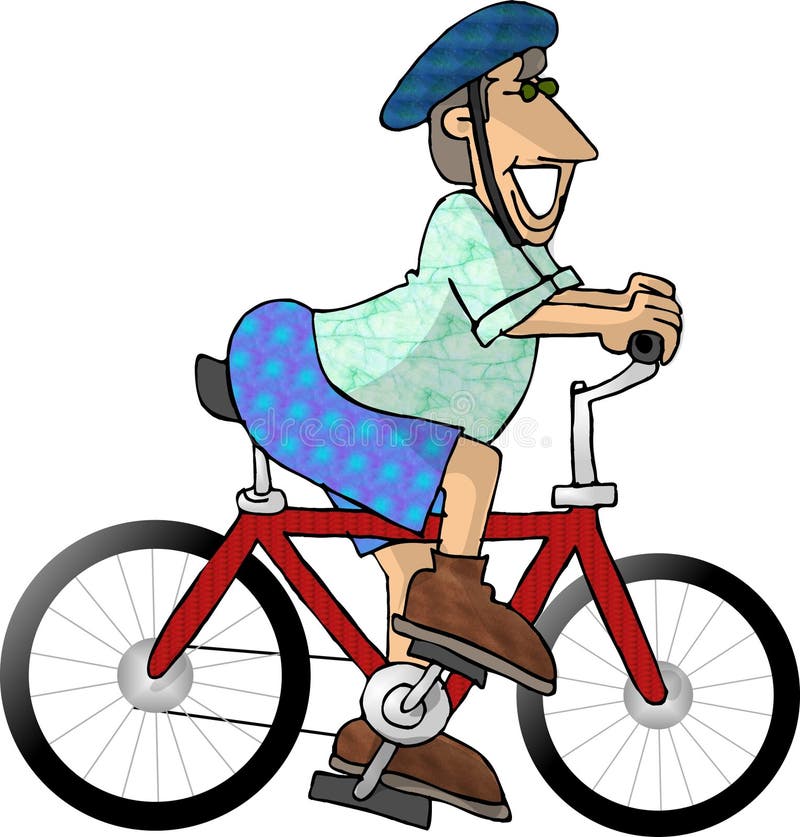 Download Cyklist stock illustrationer. Illustration av män, pedal - 31018