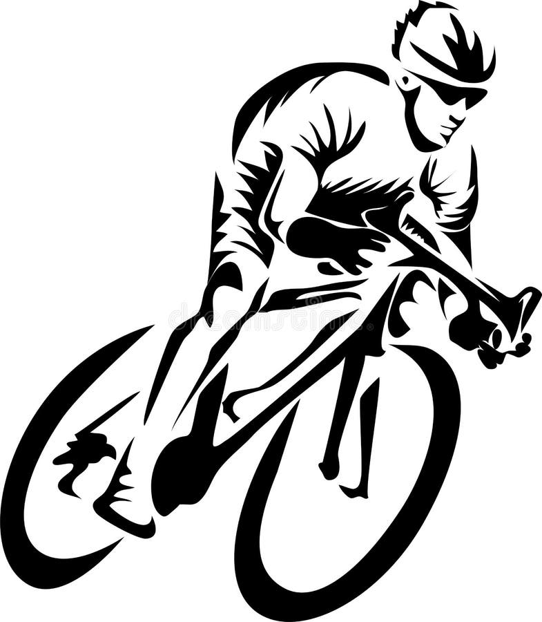 Cyklista ilustracji