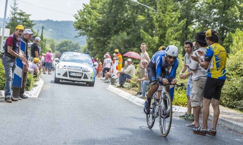 Cyklisten Tiago Machado - Tour de France 2014 arkivbilder