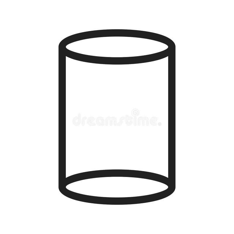 Cylinder stock vector. Illustration of perimeter, volume - 96006590