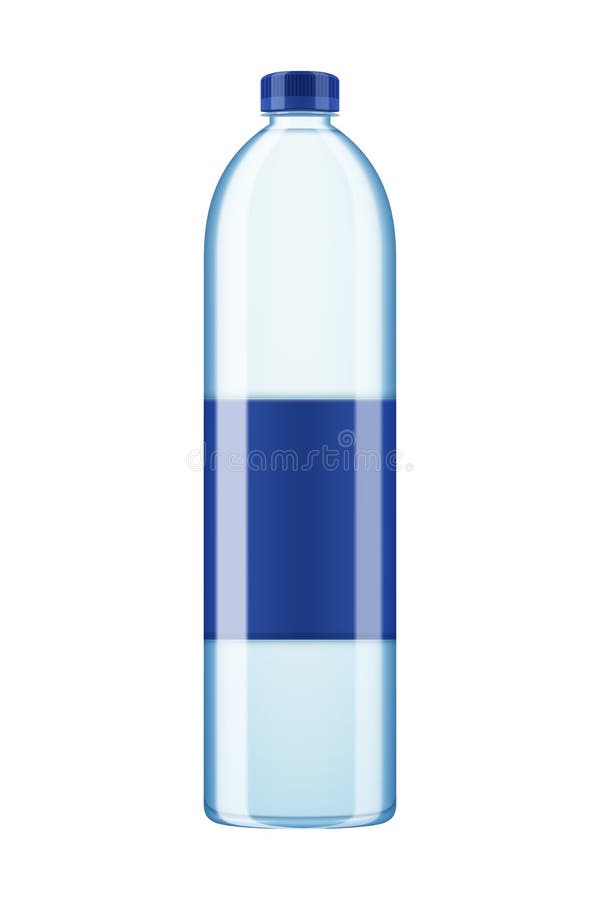 Cylinder Water Bottle Composition Stock Vector Illustration of