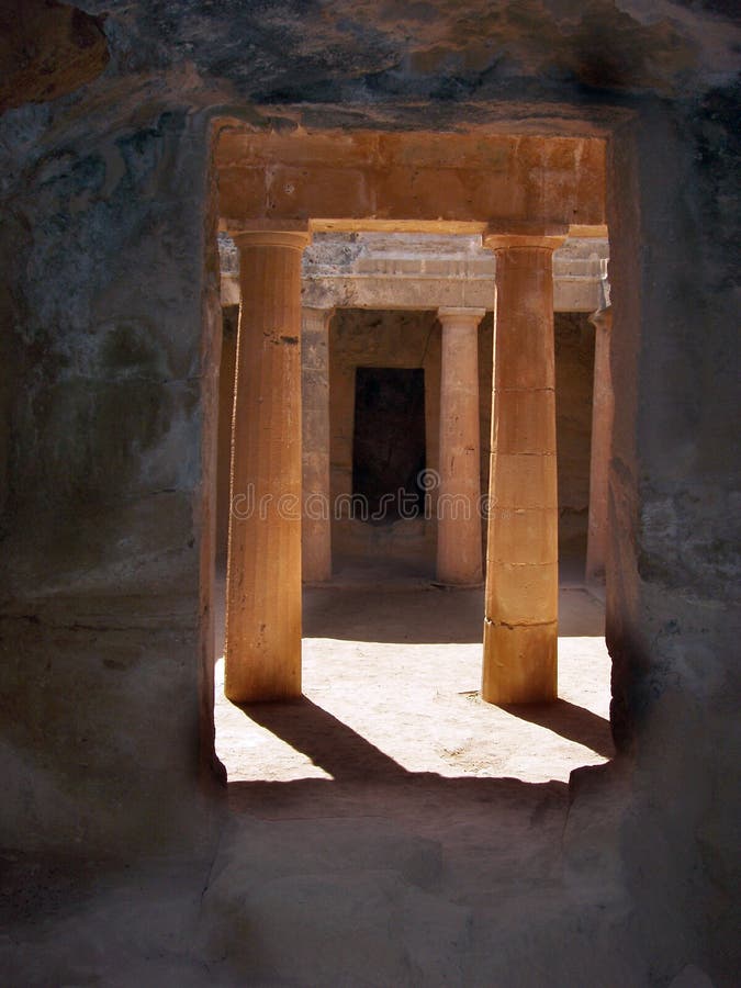 Ostrov Cyprus, Pafos Podzemné podrobnosti o Hroby Kráľov.