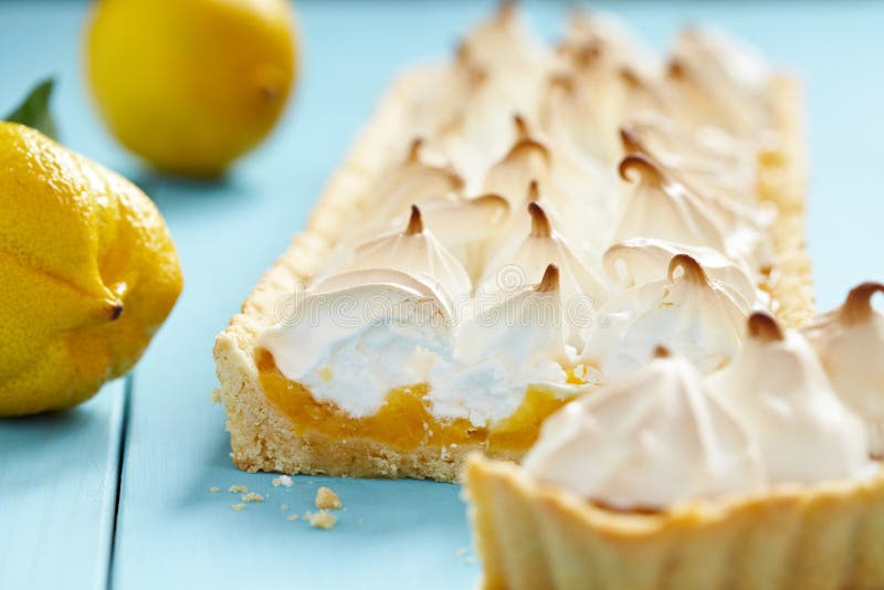 Close up of lemon meringue pie. Close up of lemon meringue pie