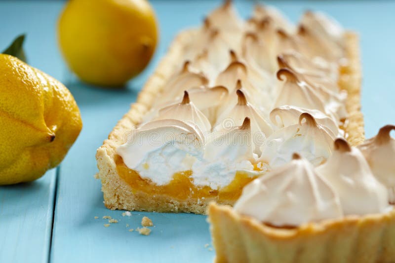 Close up of lemon meringue pie. Close up of lemon meringue pie