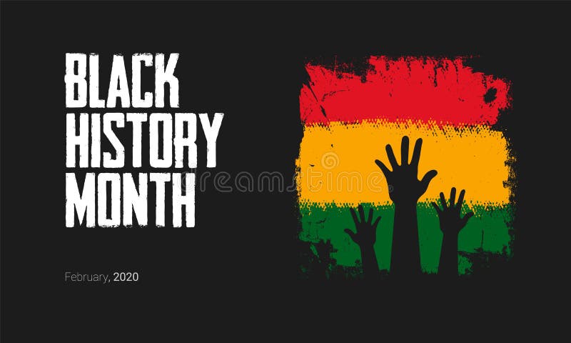 Black History Month to remember important people and events of the African diaspora banner template. African-American History Month celebration of contribution of black people to world culture. Black History Month to remember important people and events of the African diaspora banner template. African-American History Month celebration of contribution of black people to world culture.