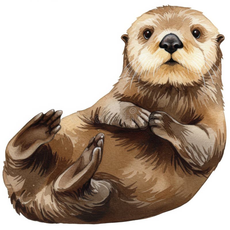 Czarna ilustracja Morska ilustracja wektor