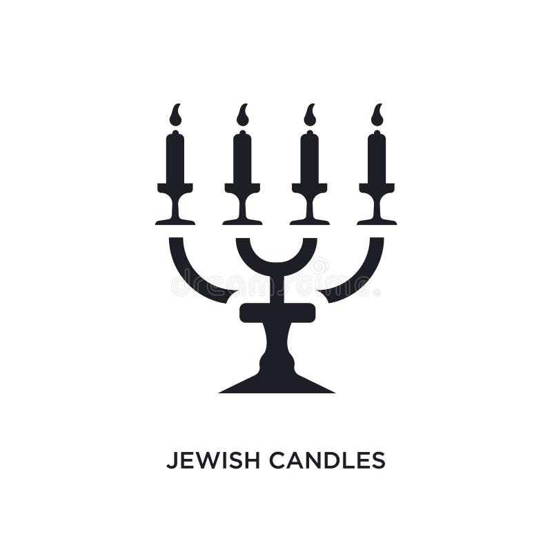 czarne żydowskie świeczki odosobnionej wektorowej ikony prosta element ilustracja od religii poj?cia wektoru ikon żydowskie świec ilustracji czarne żydowskie świeczki odosobnionej wektorowej ikony prosta element ilustracja od religii poj?cia wektoru ikon żydowskie świec ilustracji