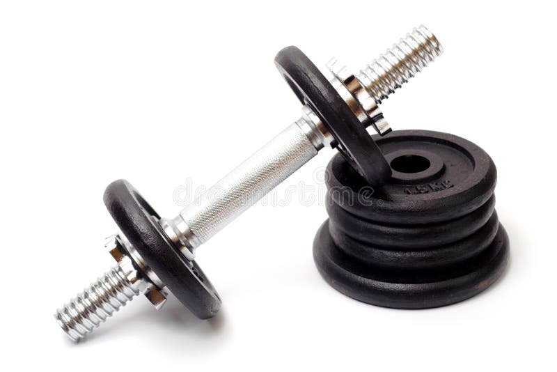 czarny bodybuilding dumbbell wyposażenie zdjęcie royalty free czarny bodybuilding dumbbell wyposażenie zdjęcie royalty free