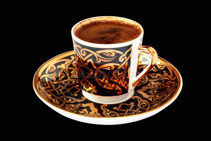Czarny kawy turkish zdjęcie royalty free