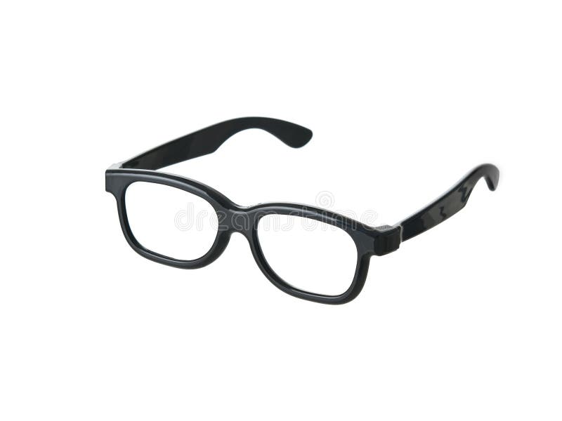 czarny śmieszni geeky szkła fotografia stock czarny śmieszni geeky szkła fotografia stock