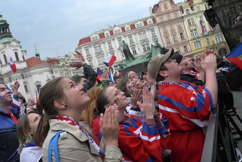 Czech hockey fans