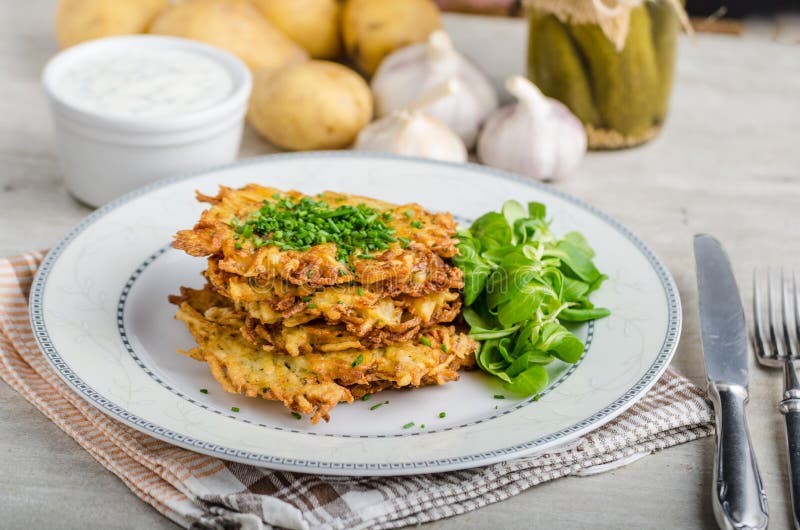 Czech Potato Fried Pancakes Stock Ph pic picture photo