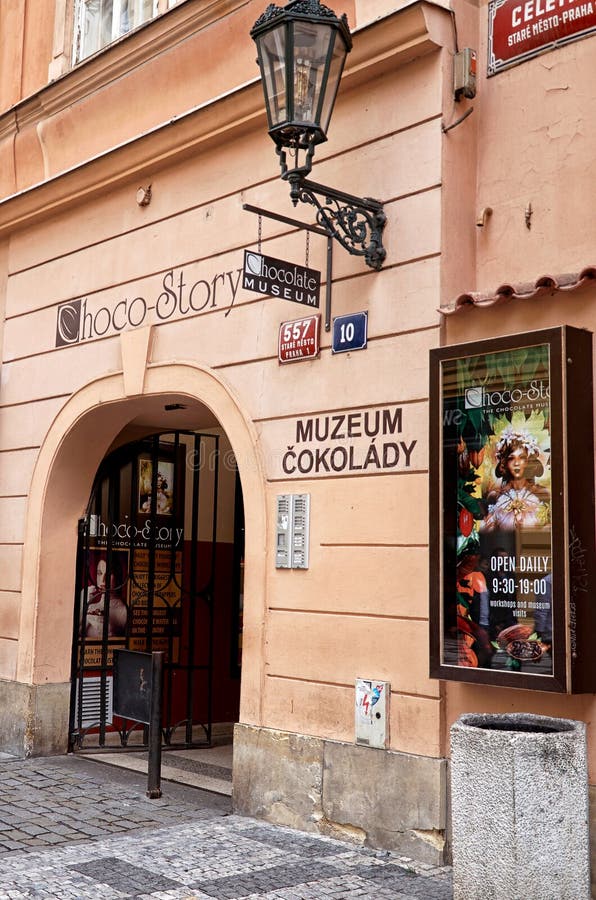Czech Republic. Prague. Chocolate Museum. 15 June 2016. Editorial Photo