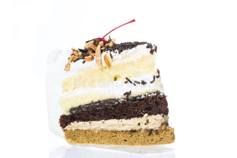 Czekoladowy tort obrazy royalty free Czekoladowy tort obrazy royalty free