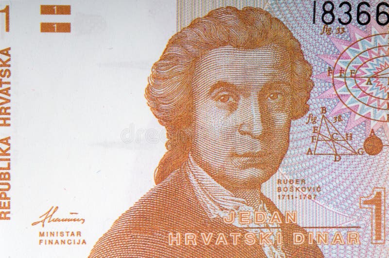 Czerepu chorwacja banknot zdjęcie royalty free
