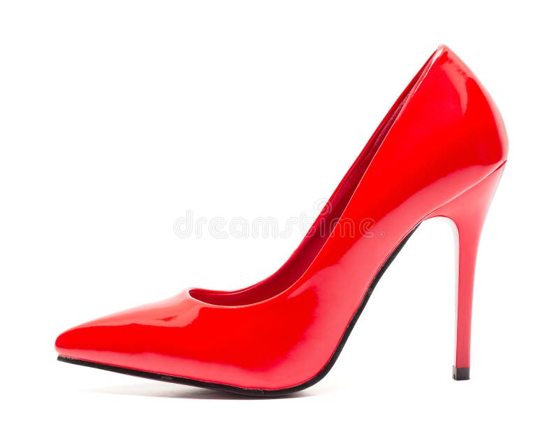 czerwień piętowy wysoki but